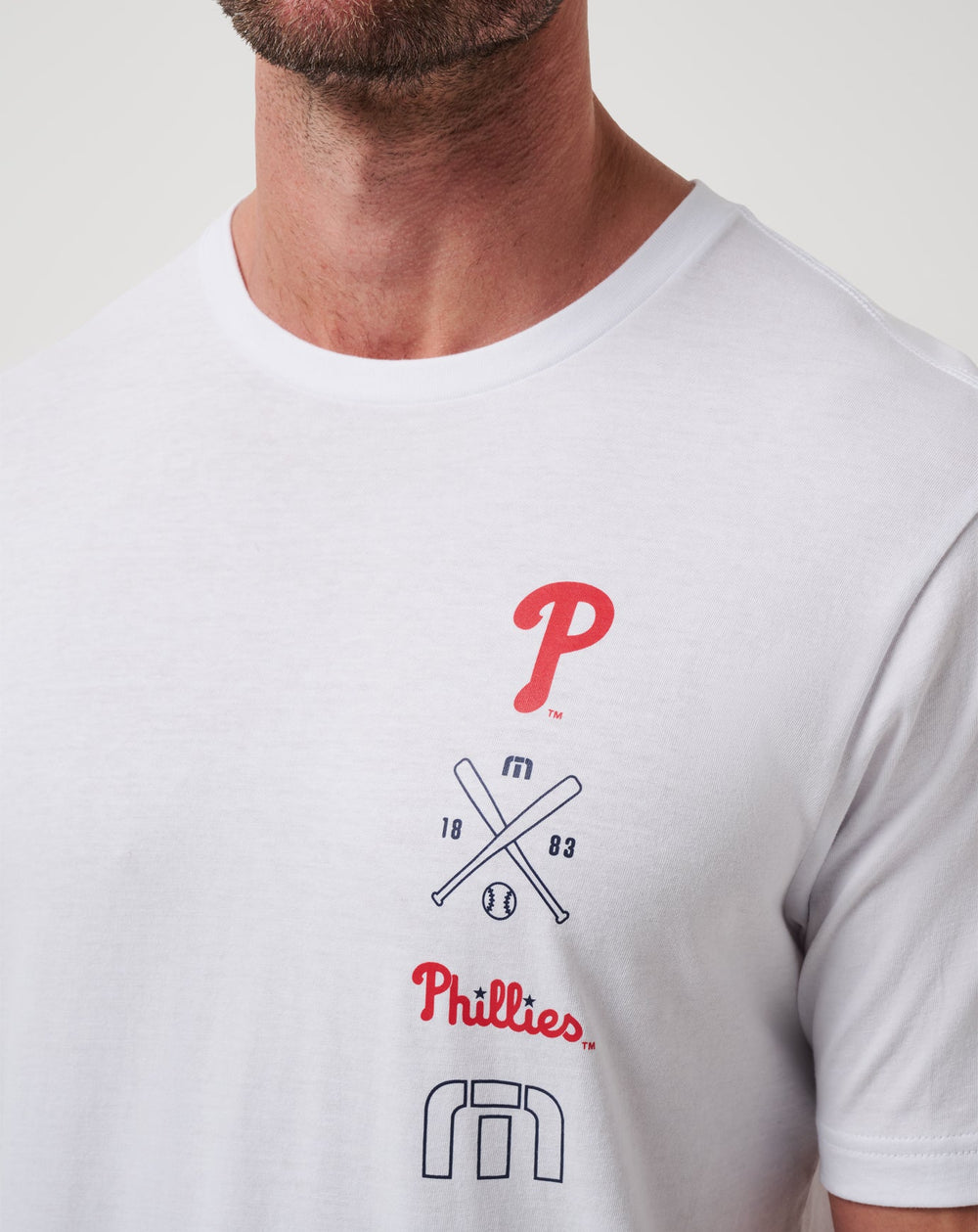 White Travis Mathew Philadelphia Phillies Sunset Slam 2.0 Tee