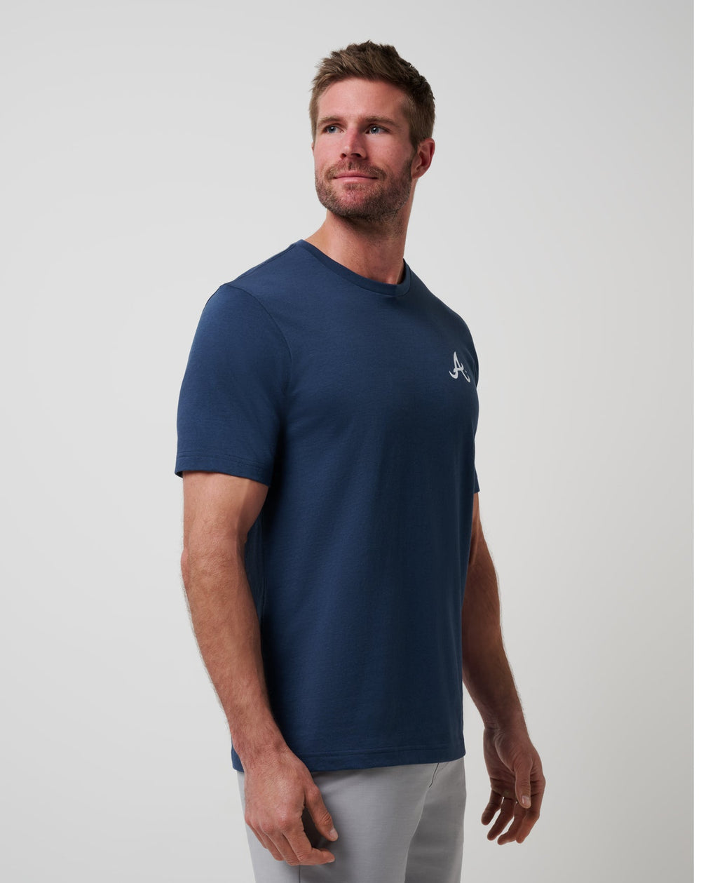 Navy Travis Mathew Atlanta Braves Friendly Rivalry Tee