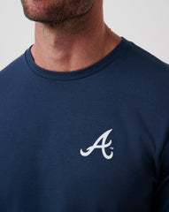 Navy Travis Mathew Atlanta Braves Friendly Rivalry Tee