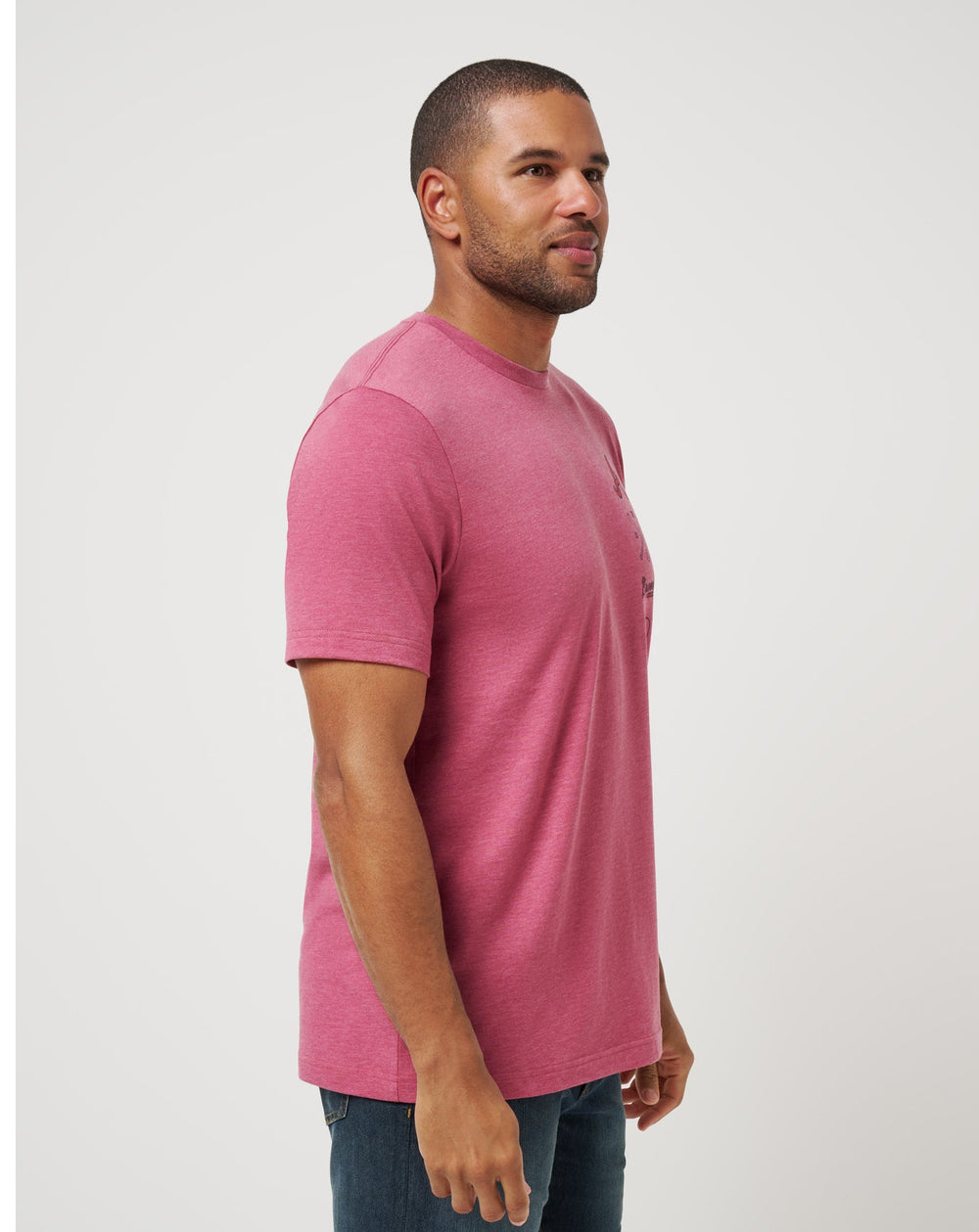 Heather Red Travis Mathew Atlanta Braves Sunset Slam 2.0 Tee