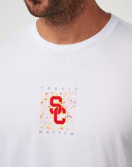 White Travis Mathew USC School Spirit Tee