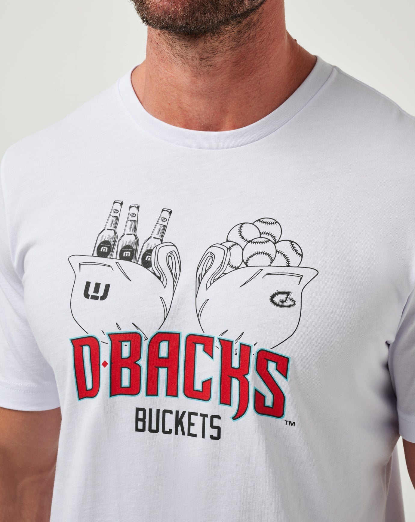 White Travis Mathew Arizona Diamondbacks Strike One Tee