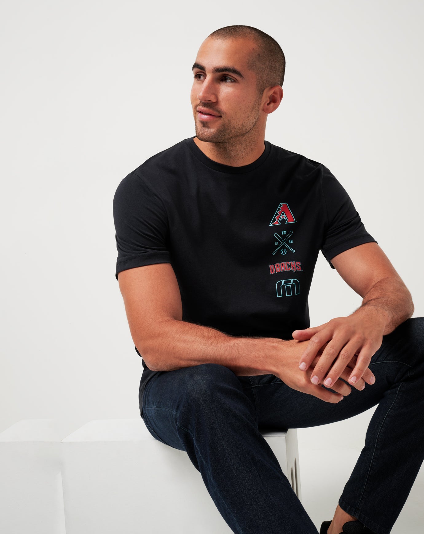 Black Travis Mathew Arizona Diamondbacks Sunset Slam Tee
