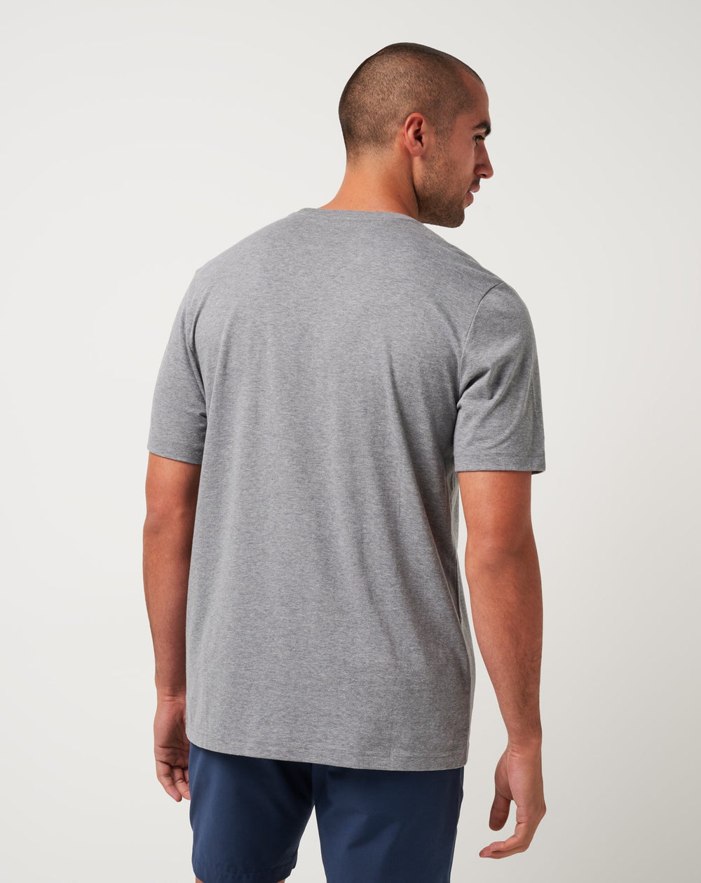 Heather Grey Travis Mathew Los Angeles Dodgers Strike One Tee