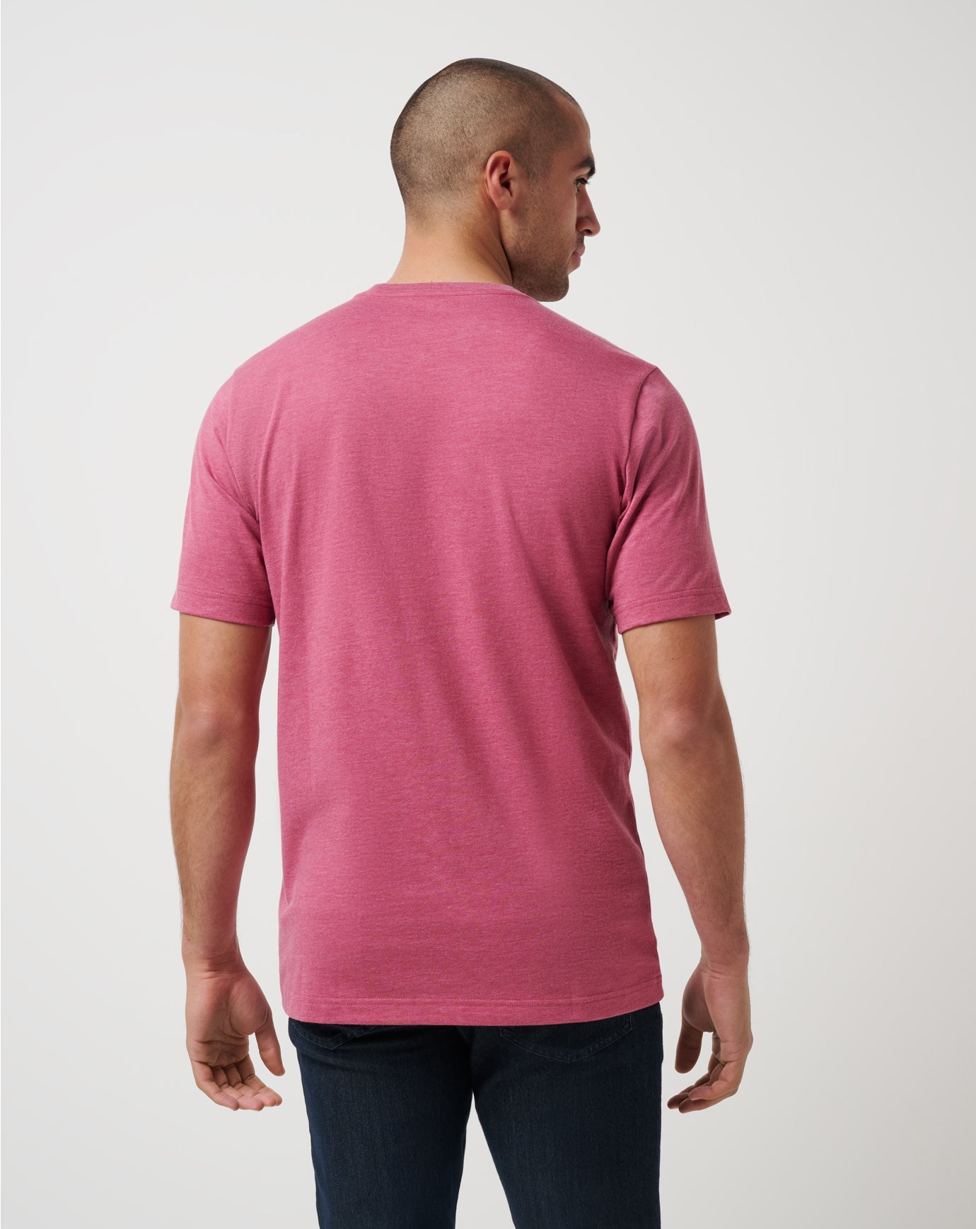 Heather Red Travis Mathew Texas Rangers Sunset Slam 2.0 Tee