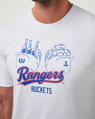 White Travis Mathew Texas Rangers Strike One Tee