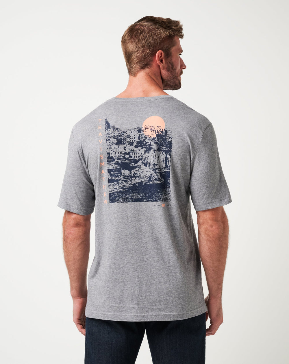Heather Medium Grey Travis Mathew Maiden Voyage Tee