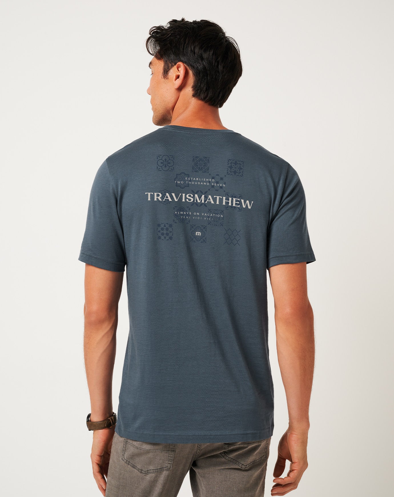 Mood Indigo/Vintage Indigo Travis Mathew Preferred Status Tee