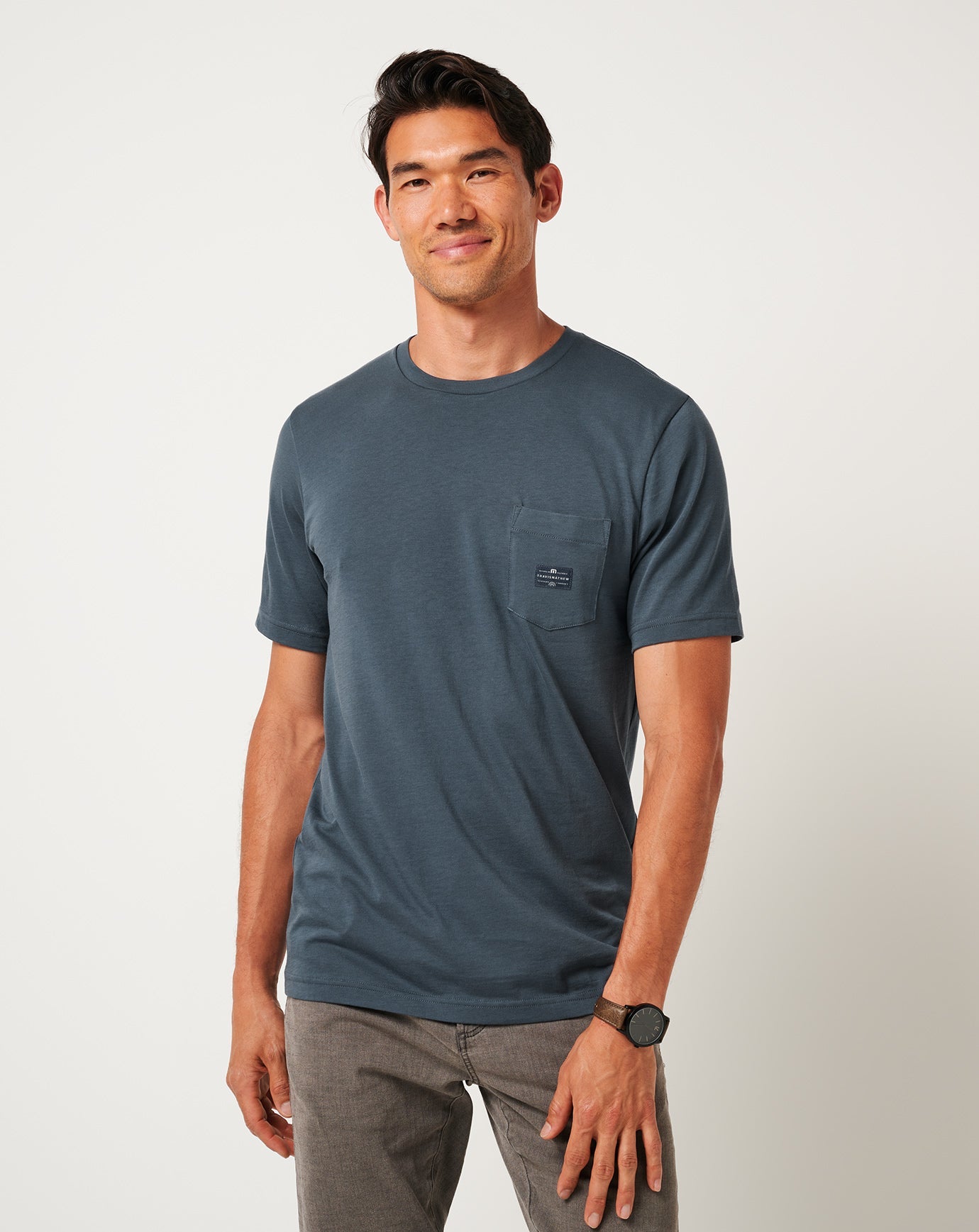 Mood Indigo/Vintage Indigo Travis Mathew Preferred Status Tee