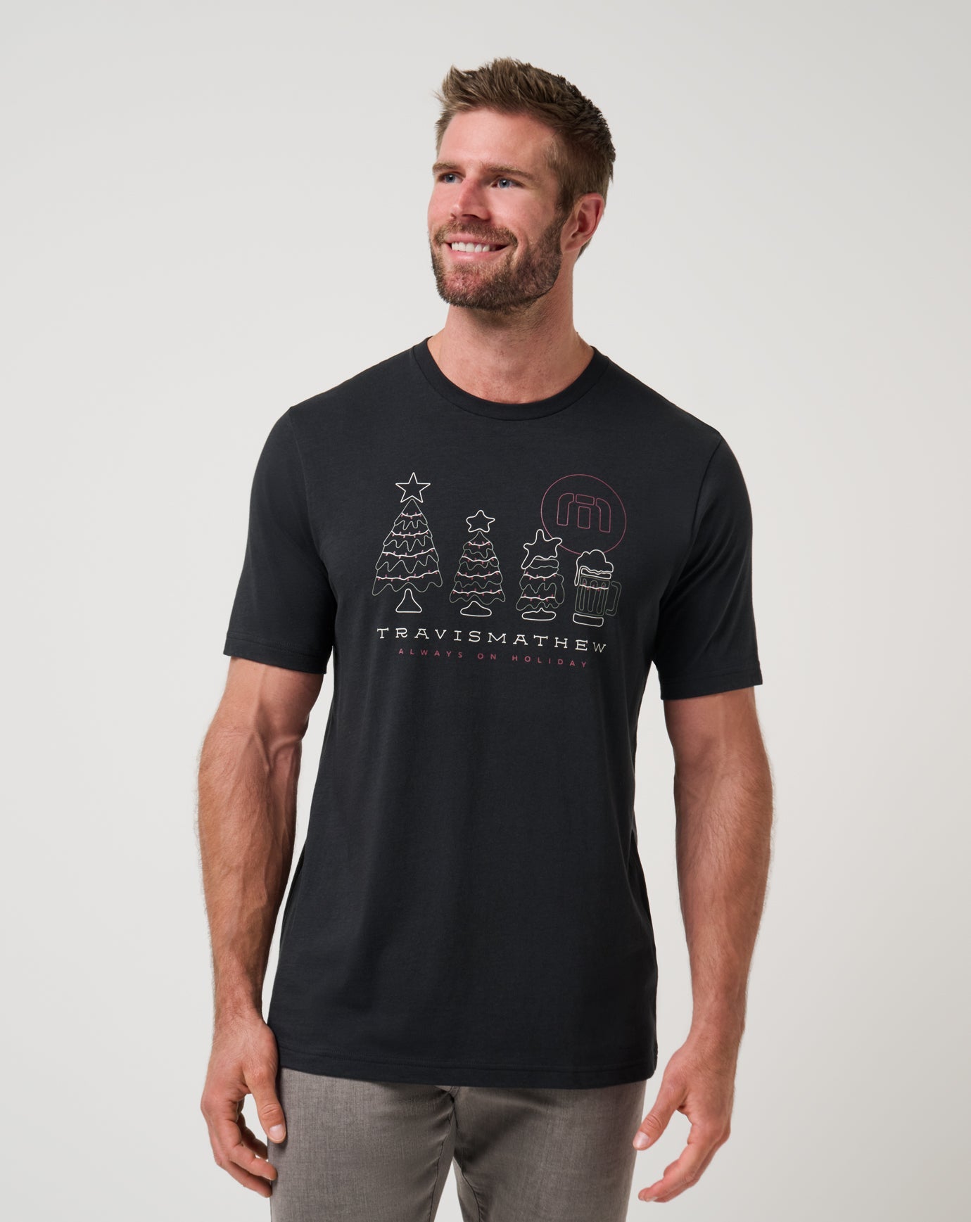 Black Travis Mathew Season Of Giving Tee