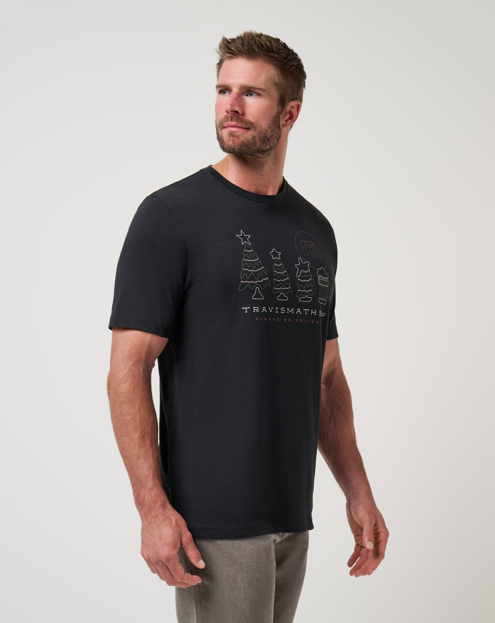 Black Travis Mathew Season Of Giving Tee