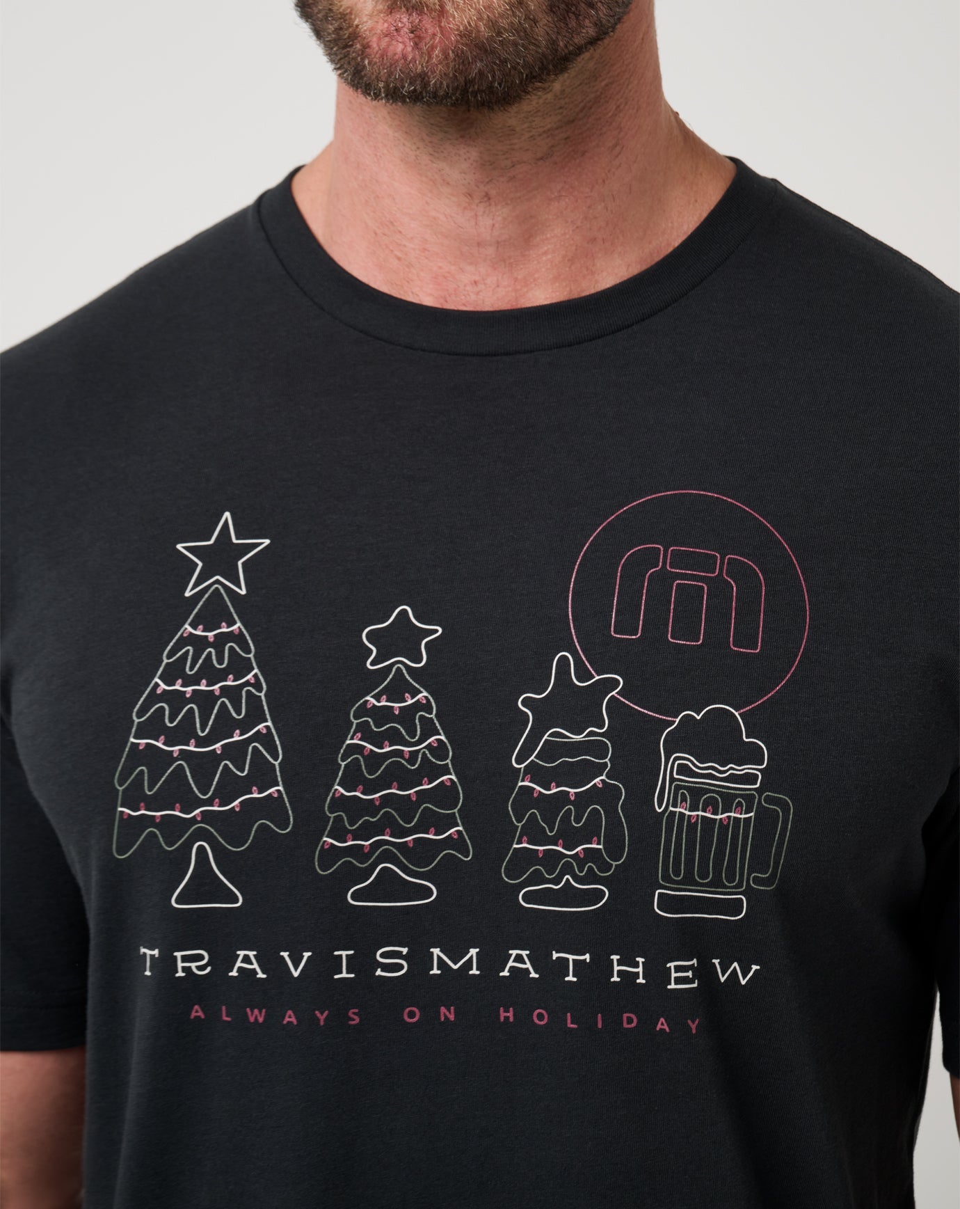 Black Travis Mathew Season Of Giving Tee