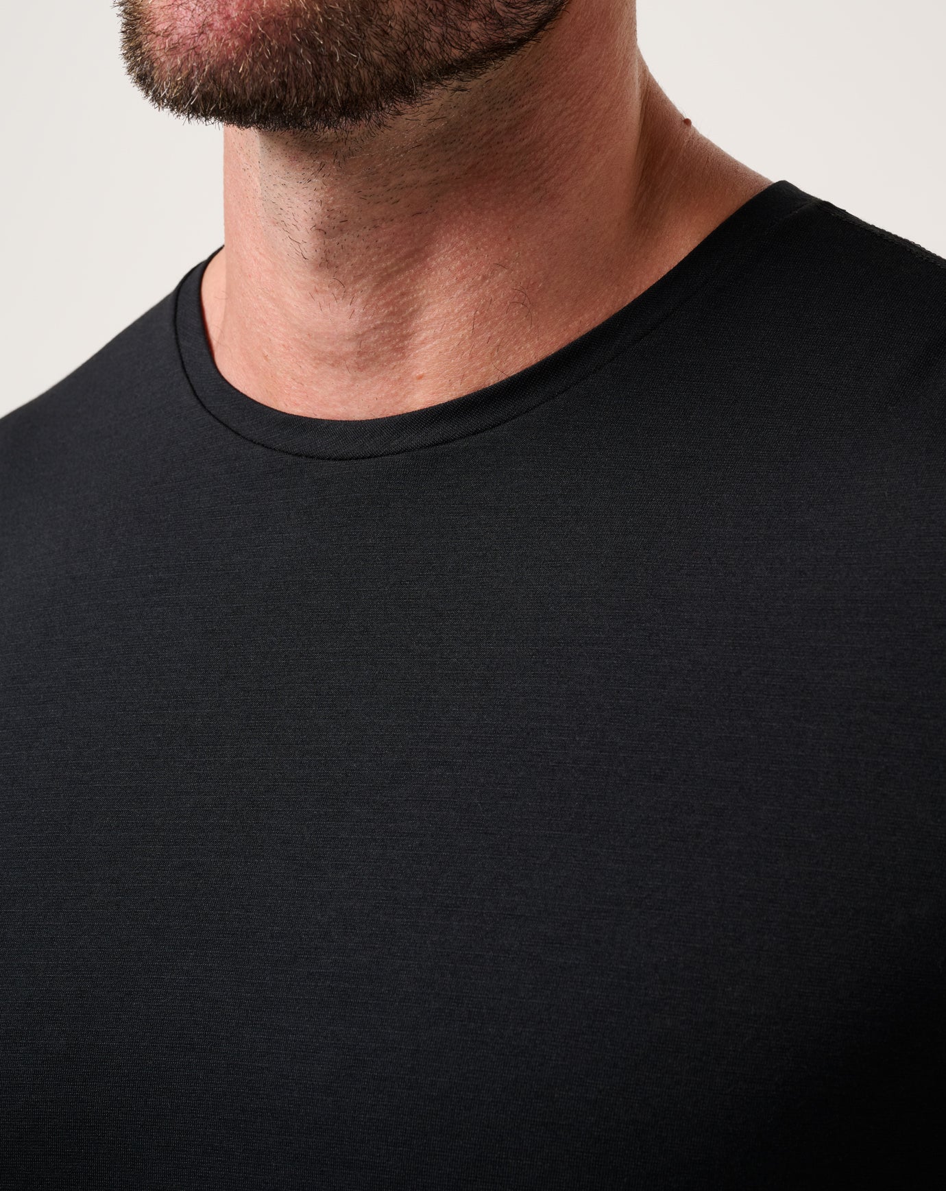 Black Travis Mathew Performance Jersey Long Sleeve Tee