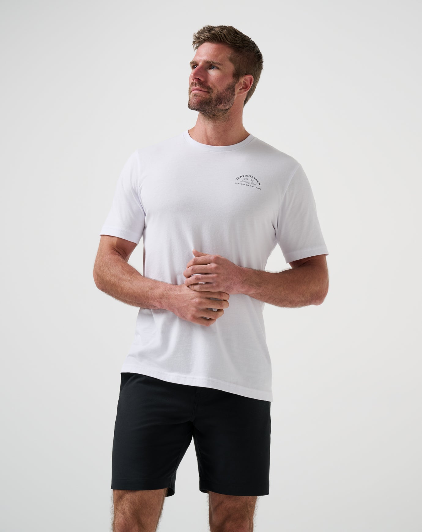 White Travis Mathew Delayed Penalty Tee