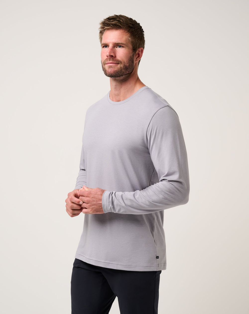 Sleet Travis Mathew Performance Jersey Long Sleeve Tee