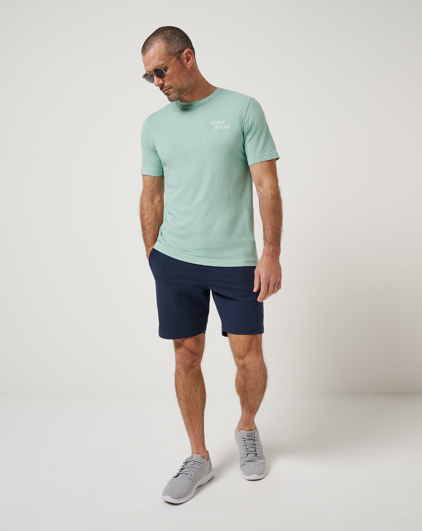 Wasabi Travis Mathew Golf Sucks FB Tee
