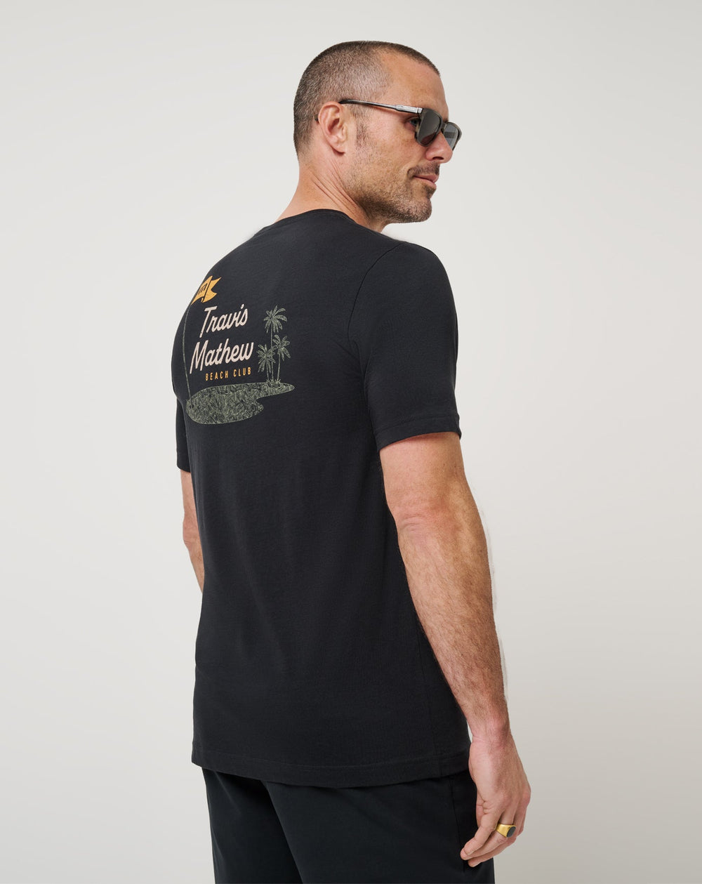 Black Travis Mathew TM Beach Club Tee