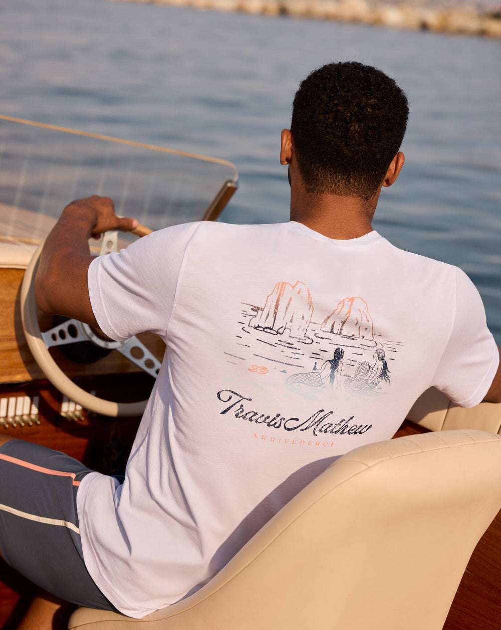 White Travis Mathew Cloudless Sky Tee