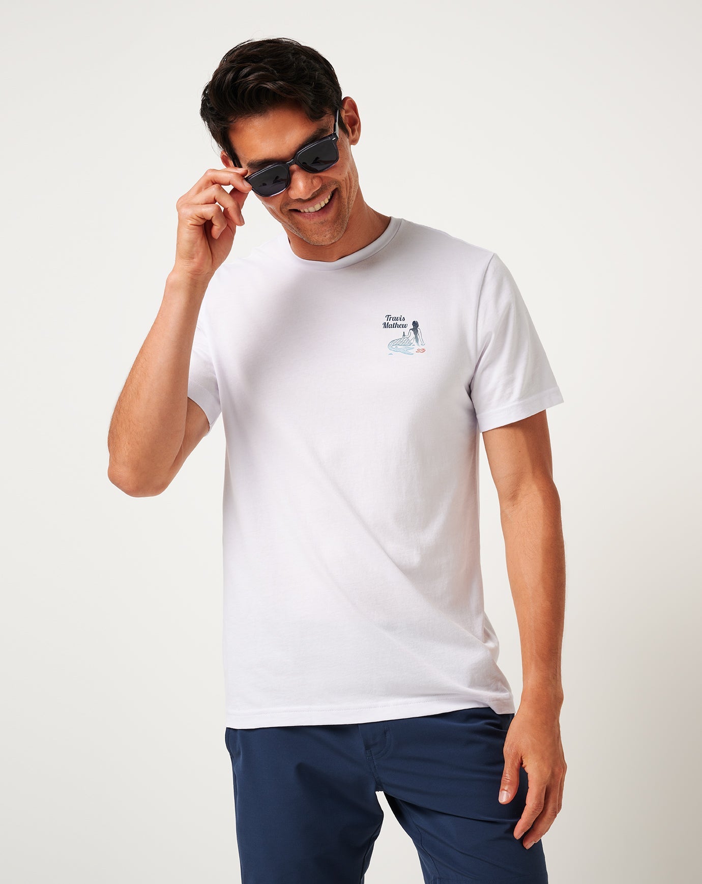 White Travis Mathew Cloudless Sky Tee