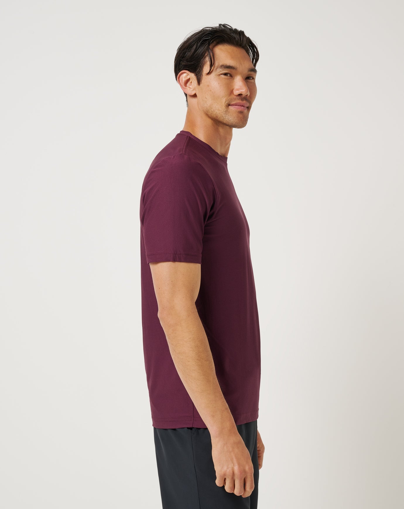 Mauve Wine Travis Mathew First Day Active Tee