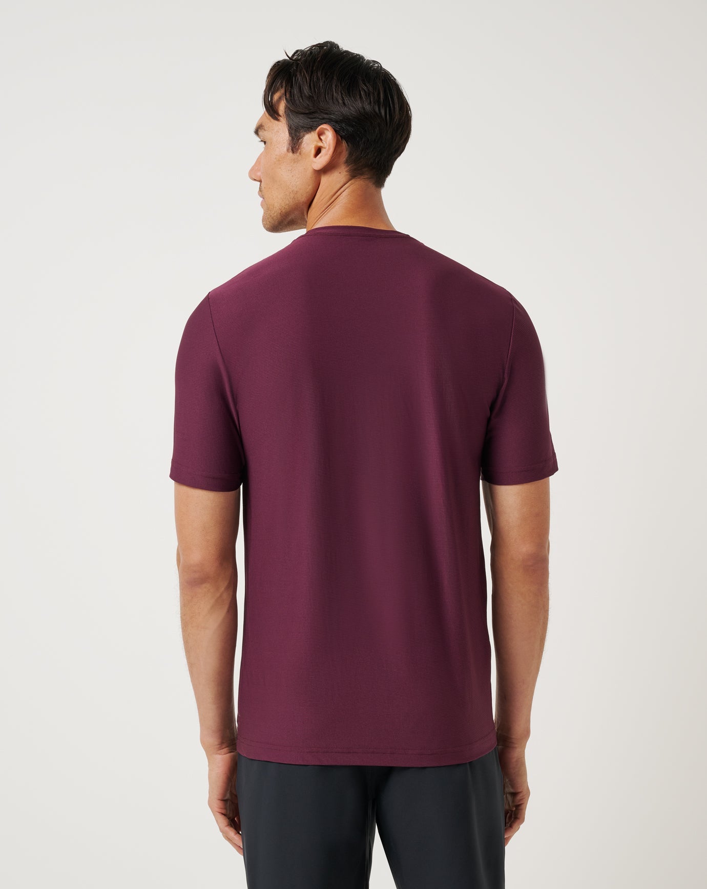 Mauve Wine Travis Mathew First Day Active Tee