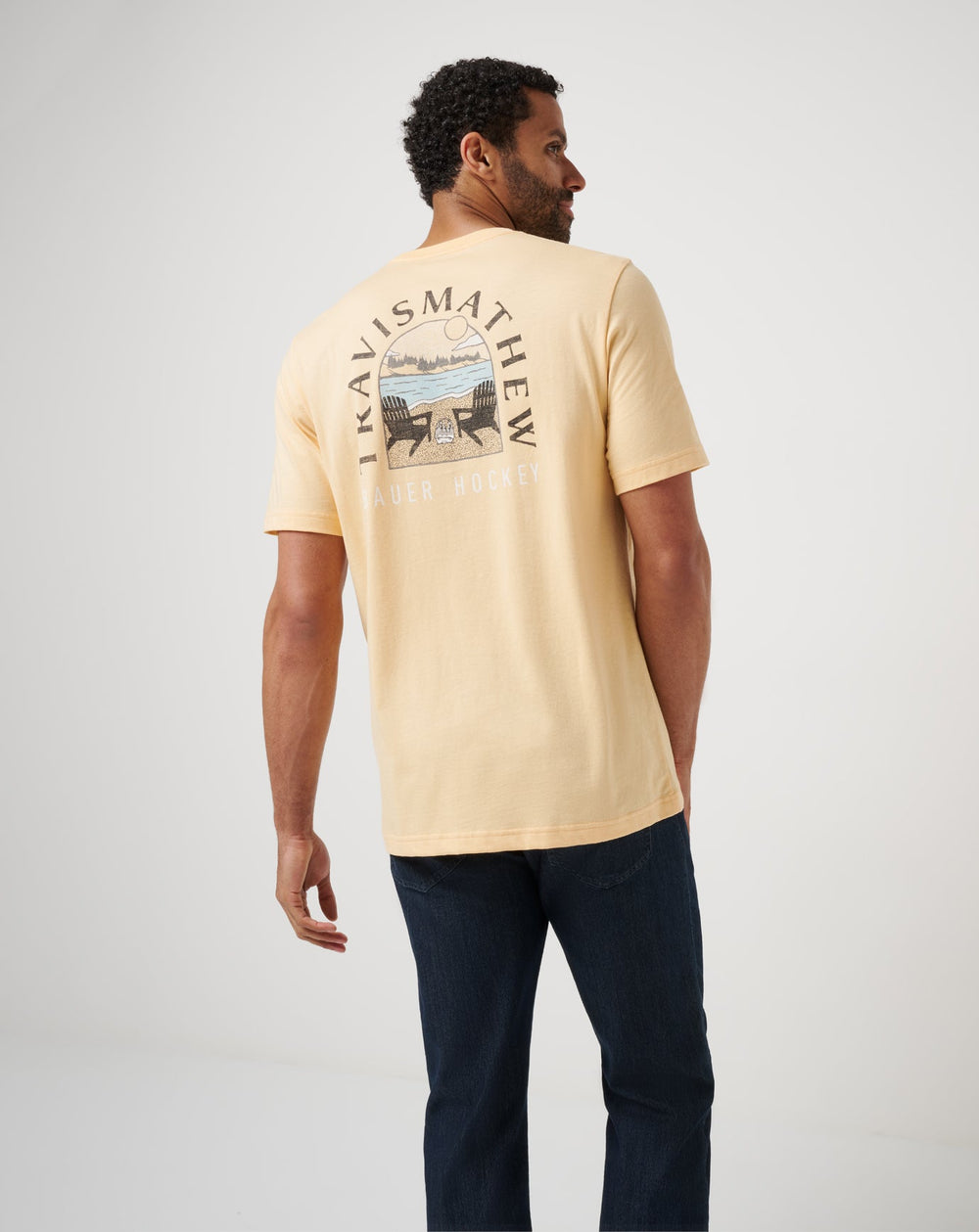 Apricot Travis Mathew Empty Net Tee