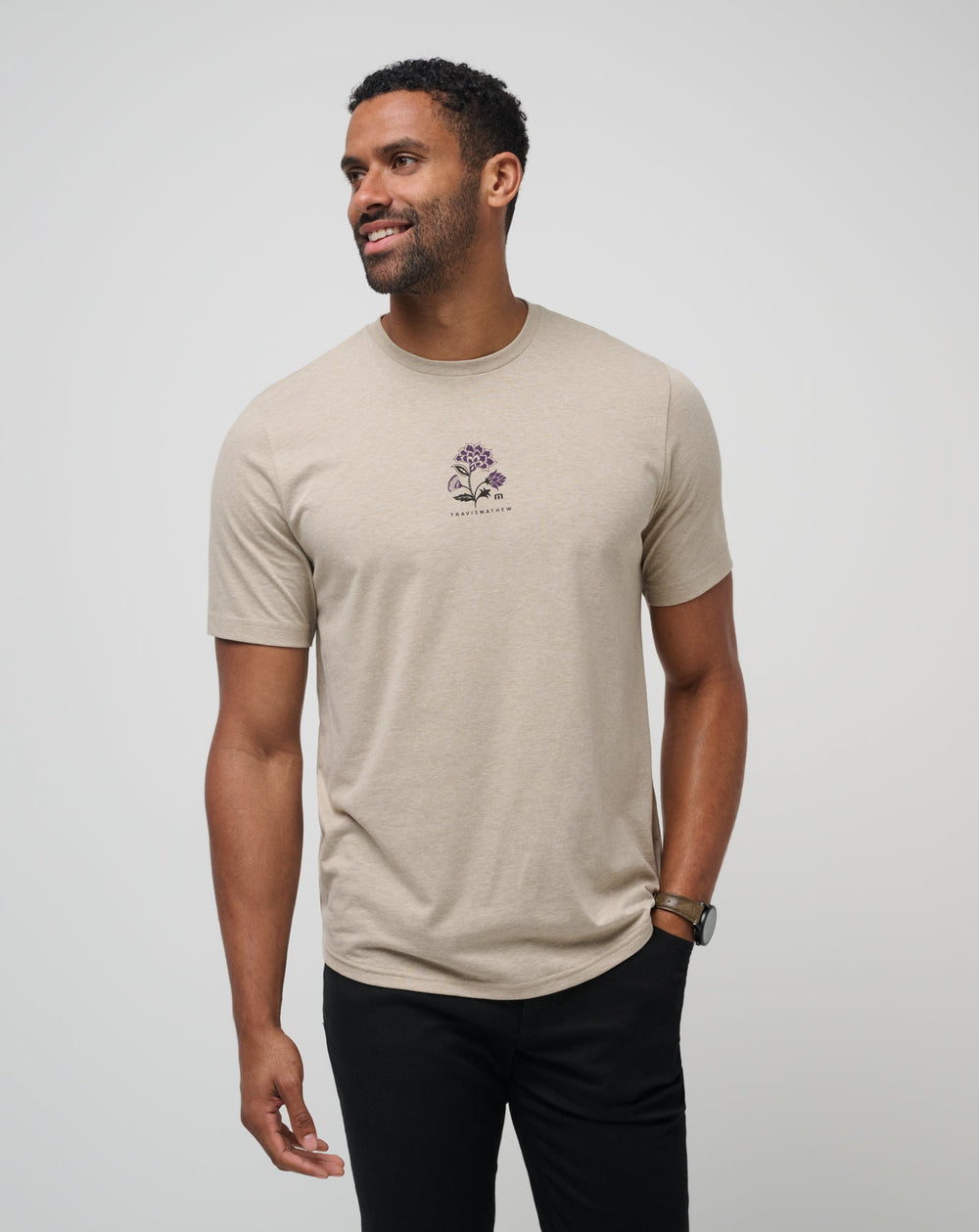 Oxford Tan Travis Mathew Fading Sunlight Tee
