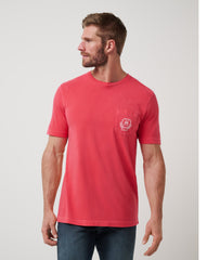 Red Travis Mathew Local Favorite 2.0 Tee