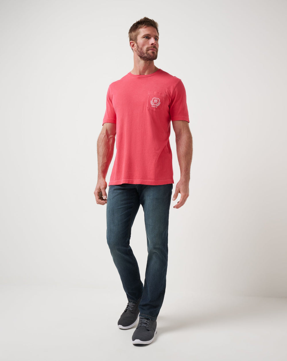 Red Travis Mathew Local Favorite 2.0 Tee