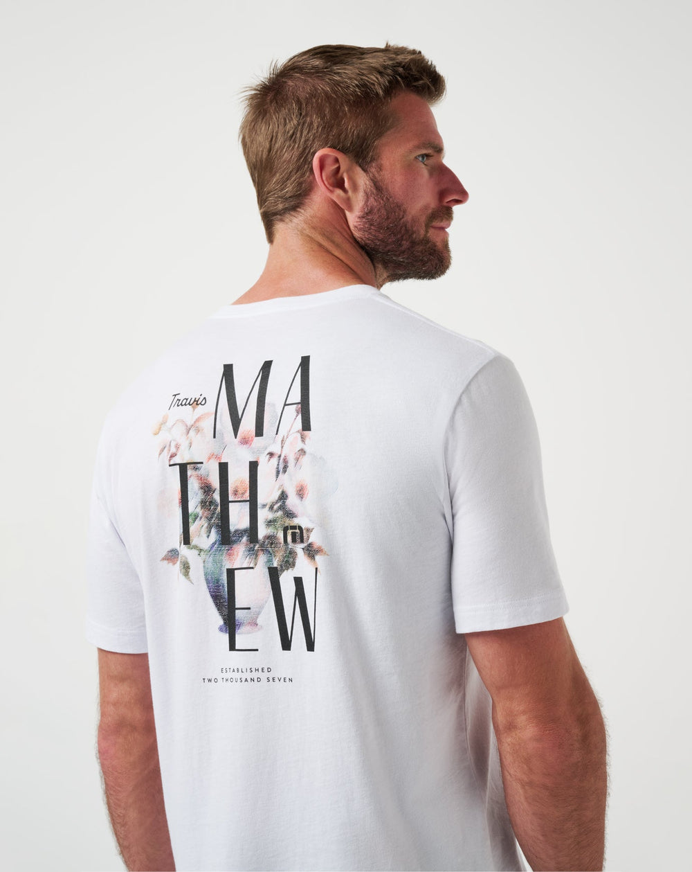 White Travis Mathew Art Scene Tee