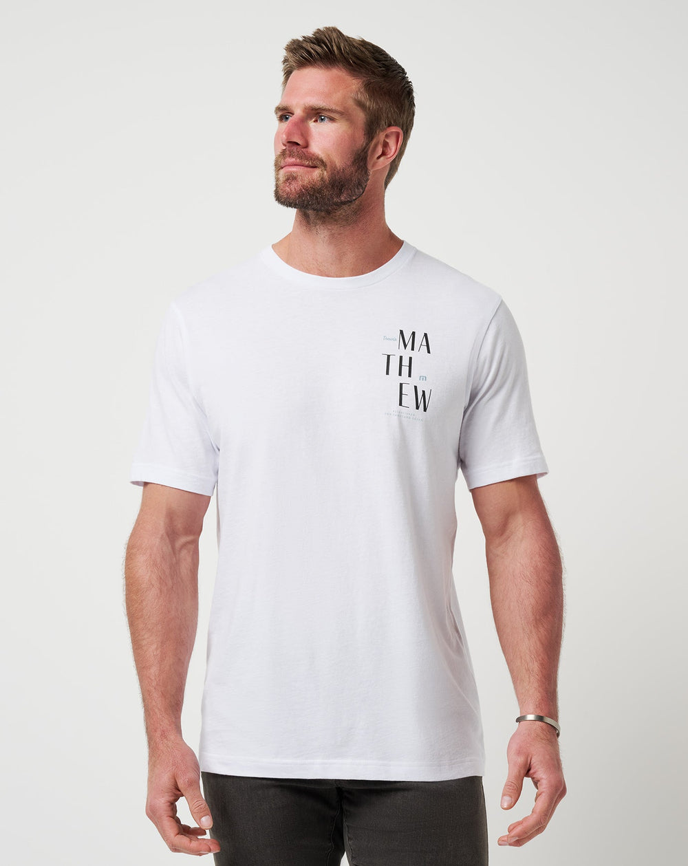 White Travis Mathew Art Scene Tee