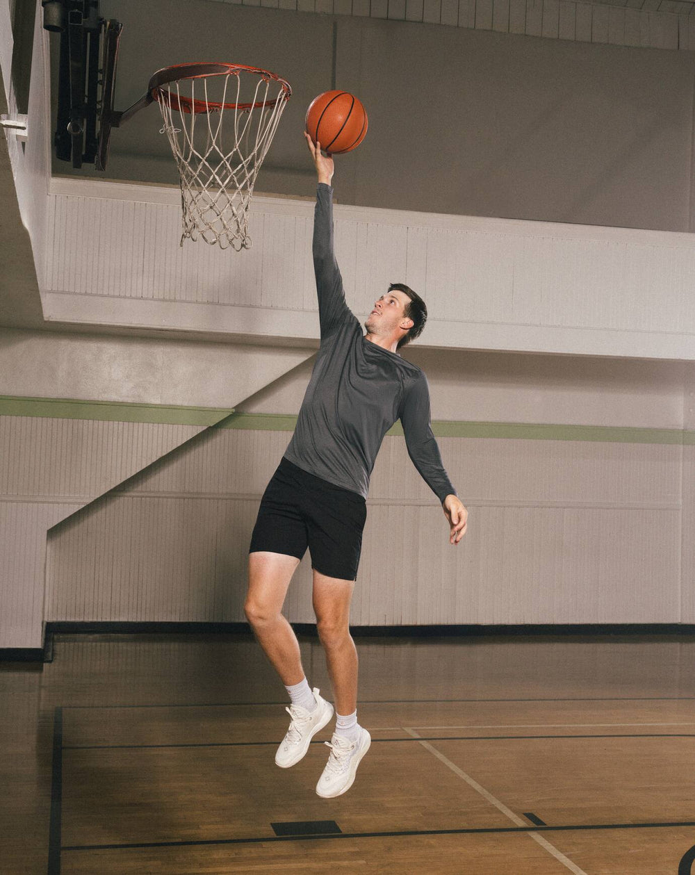 Heather Dark Grey Travis Mathew Court Control Tee