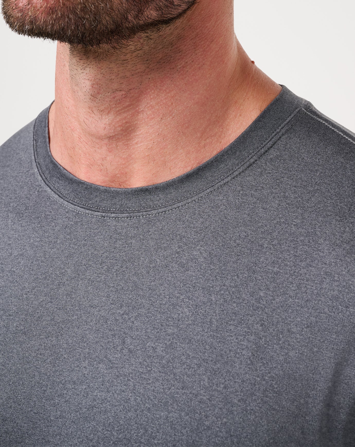 Heather Dark Grey Travis Mathew Court Control Tee
