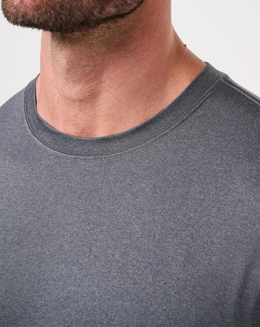 Heather Dark Grey Travis Mathew Court Control Tee