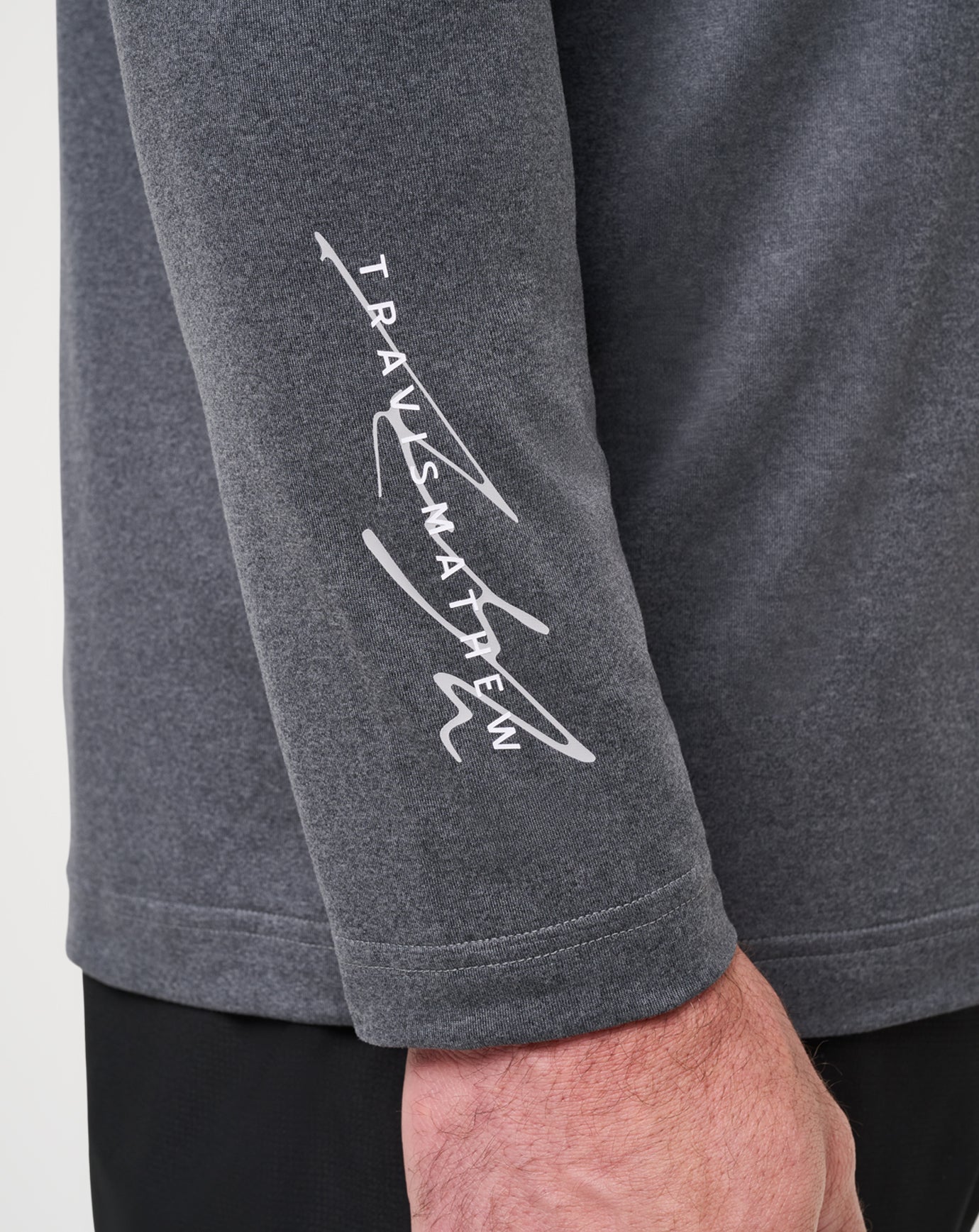 Heather Dark Grey Travis Mathew Court Control Tee