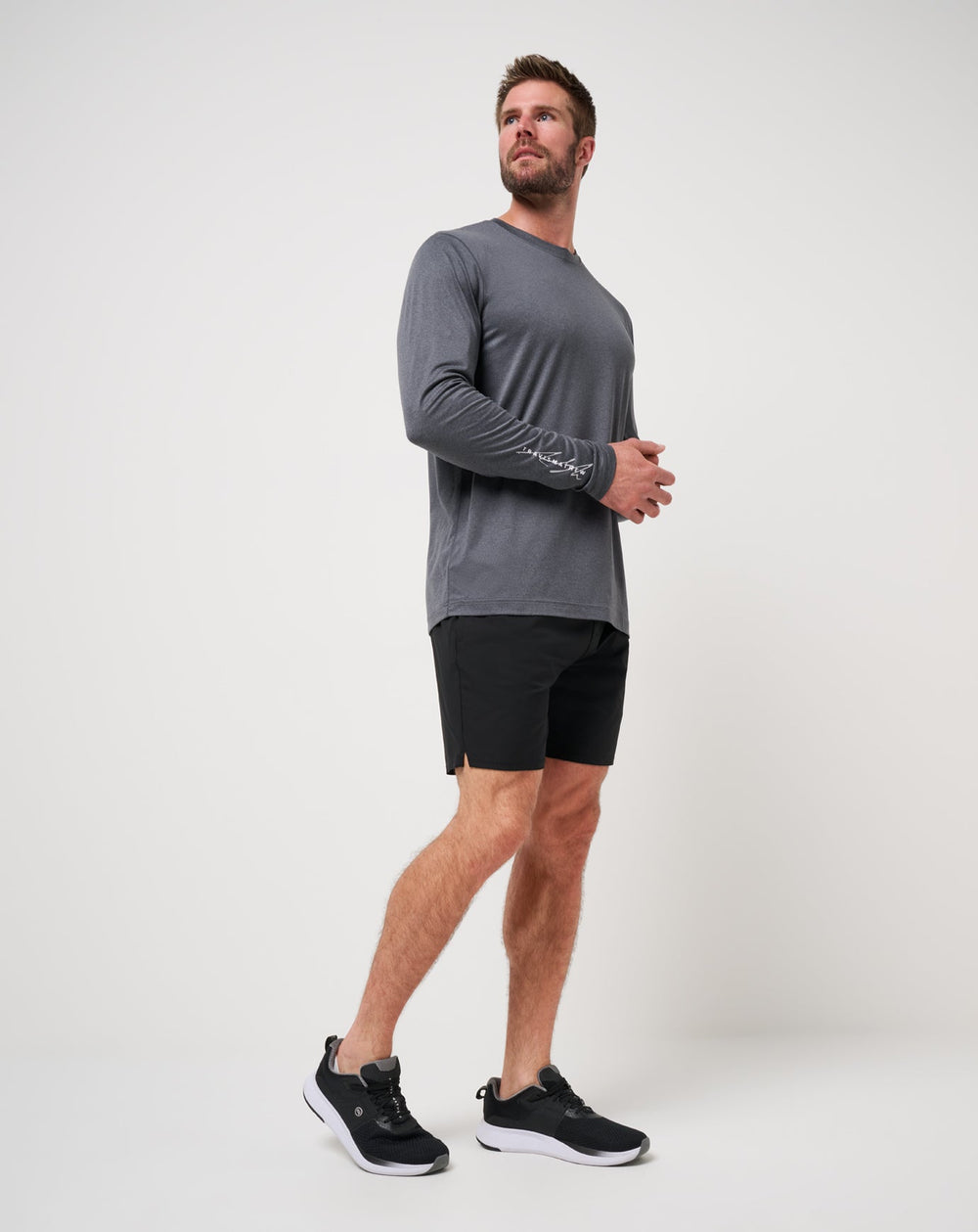 Heather Dark Grey Travis Mathew Court Control Tee