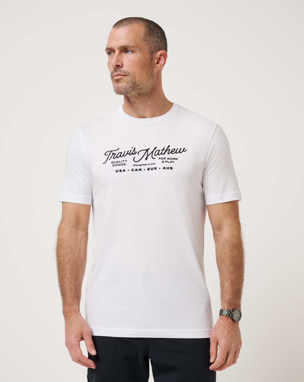 White Travis Mathew Perfect Plan Tee