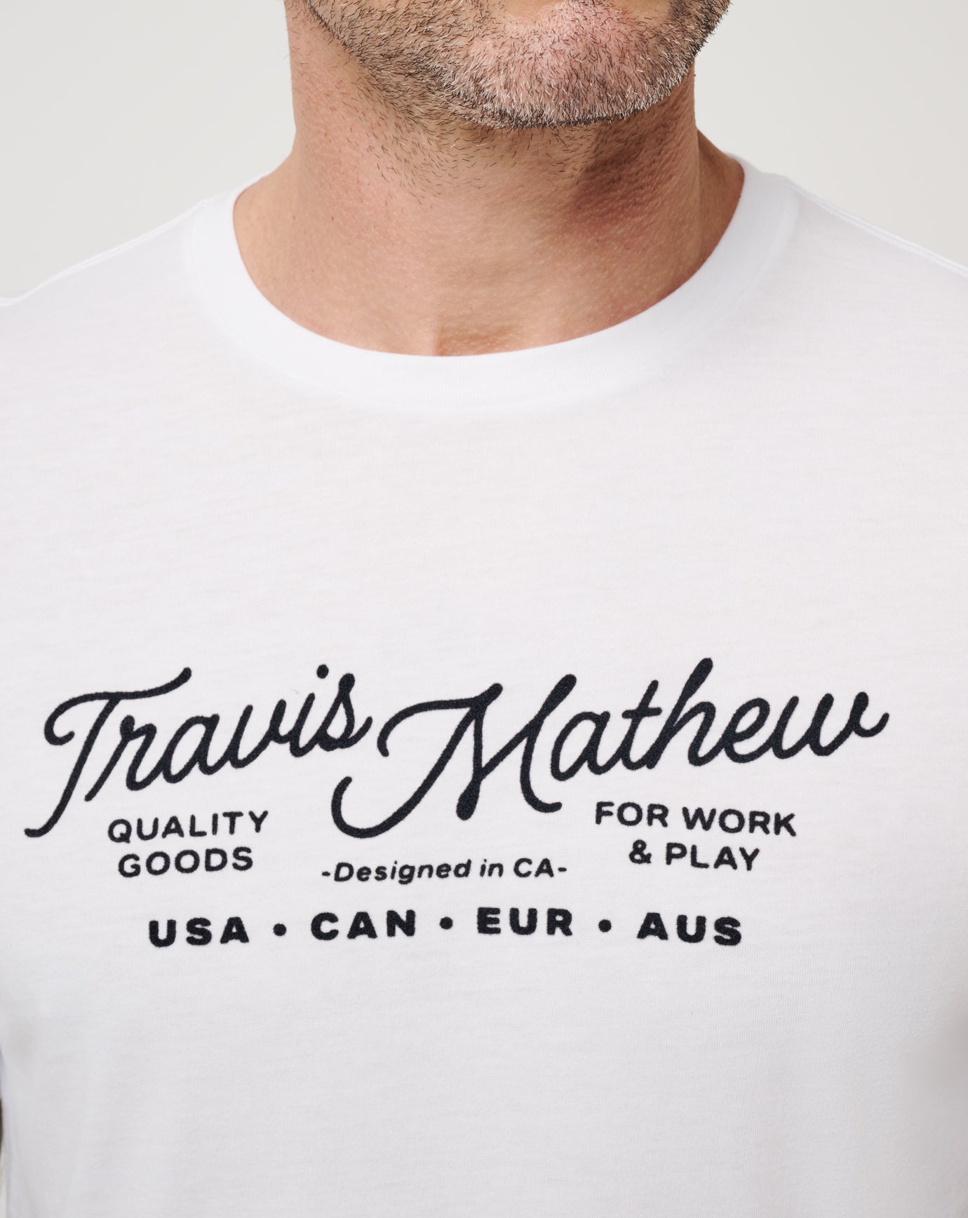 White Travis Mathew Perfect Plan Tee