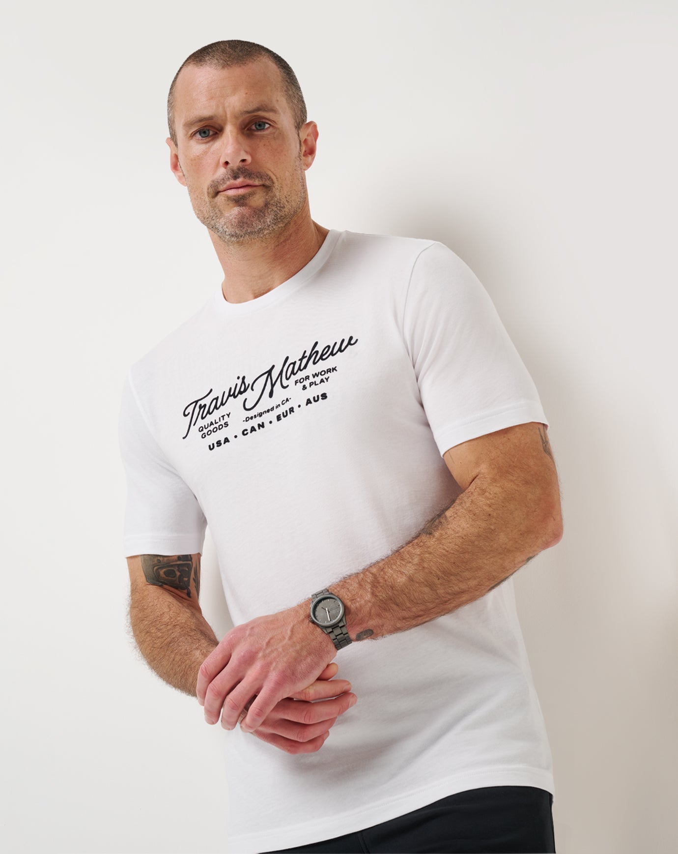 White Travis Mathew Perfect Plan Tee