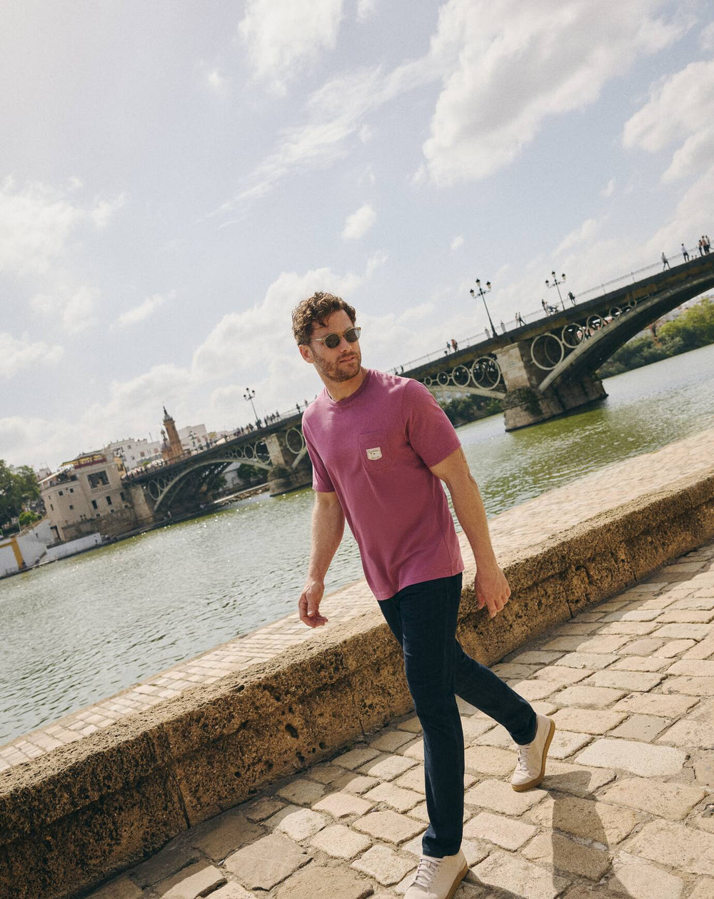 Damson Travis Mathew TM Beach Pocket Tee
