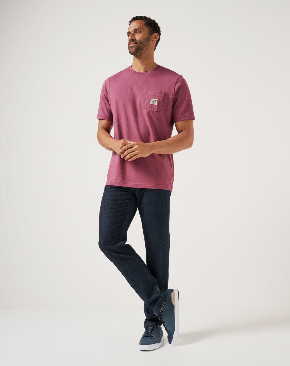 Damson Travis Mathew TM Beach Pocket Tee