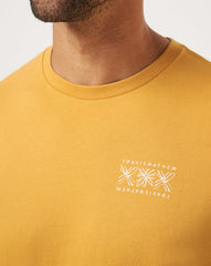 Spruce Yellow Travis Mathew Crosscheck Tee