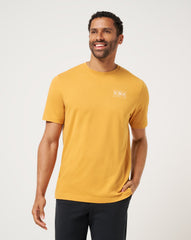 Spruce Yellow Travis Mathew Crosscheck Tee