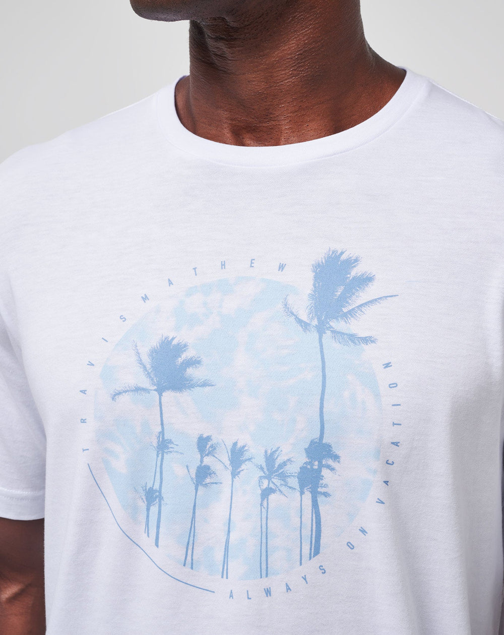 White Travis Mathew Foam Paths Tee