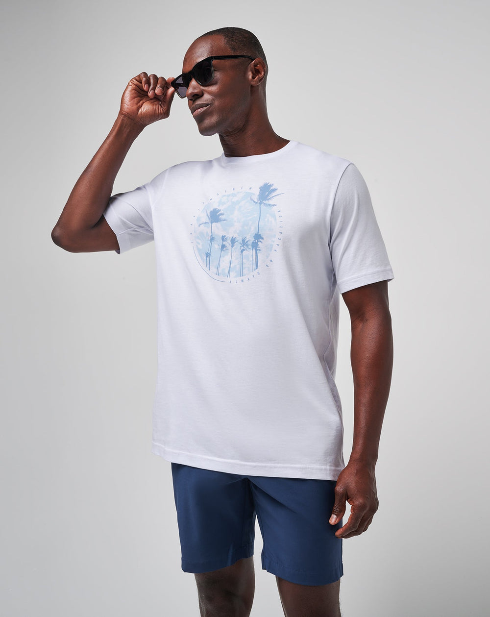 White Travis Mathew Foam Paths Tee