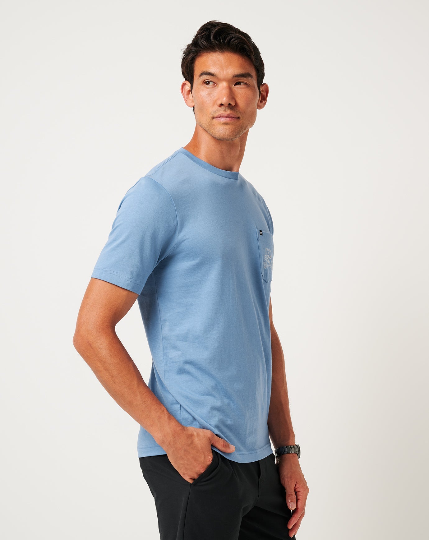 Pacific Coast Travis Mathew Lost Mapes Pocket Tee