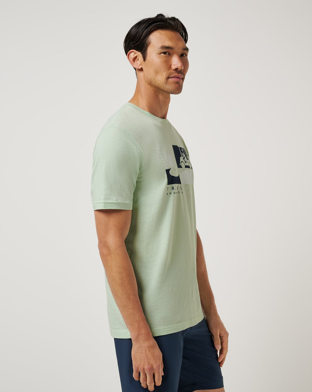 Aqua Foam Travis Mathew Player Parking Tee