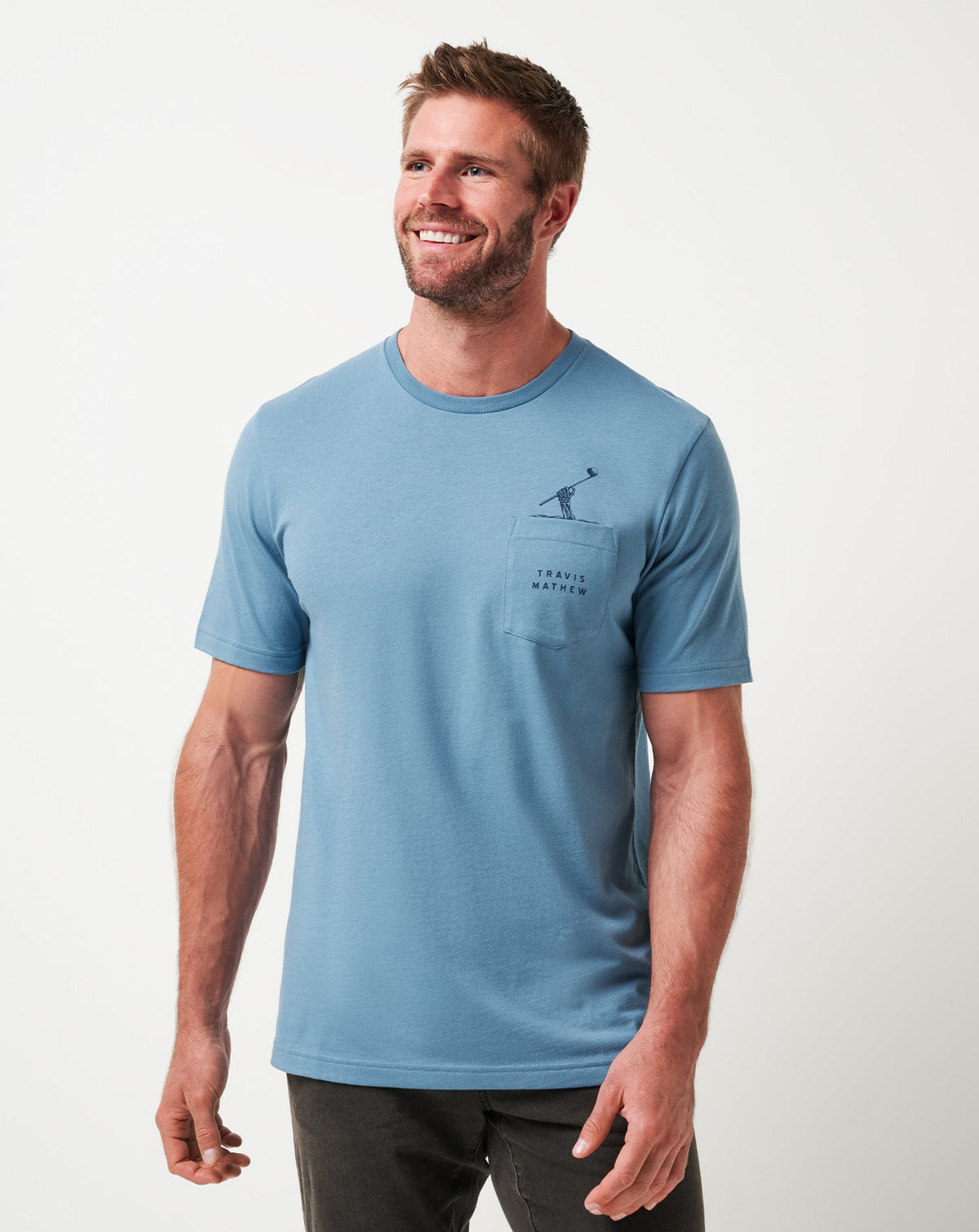 Captains Blue Travis Mathew Air Trick Tee