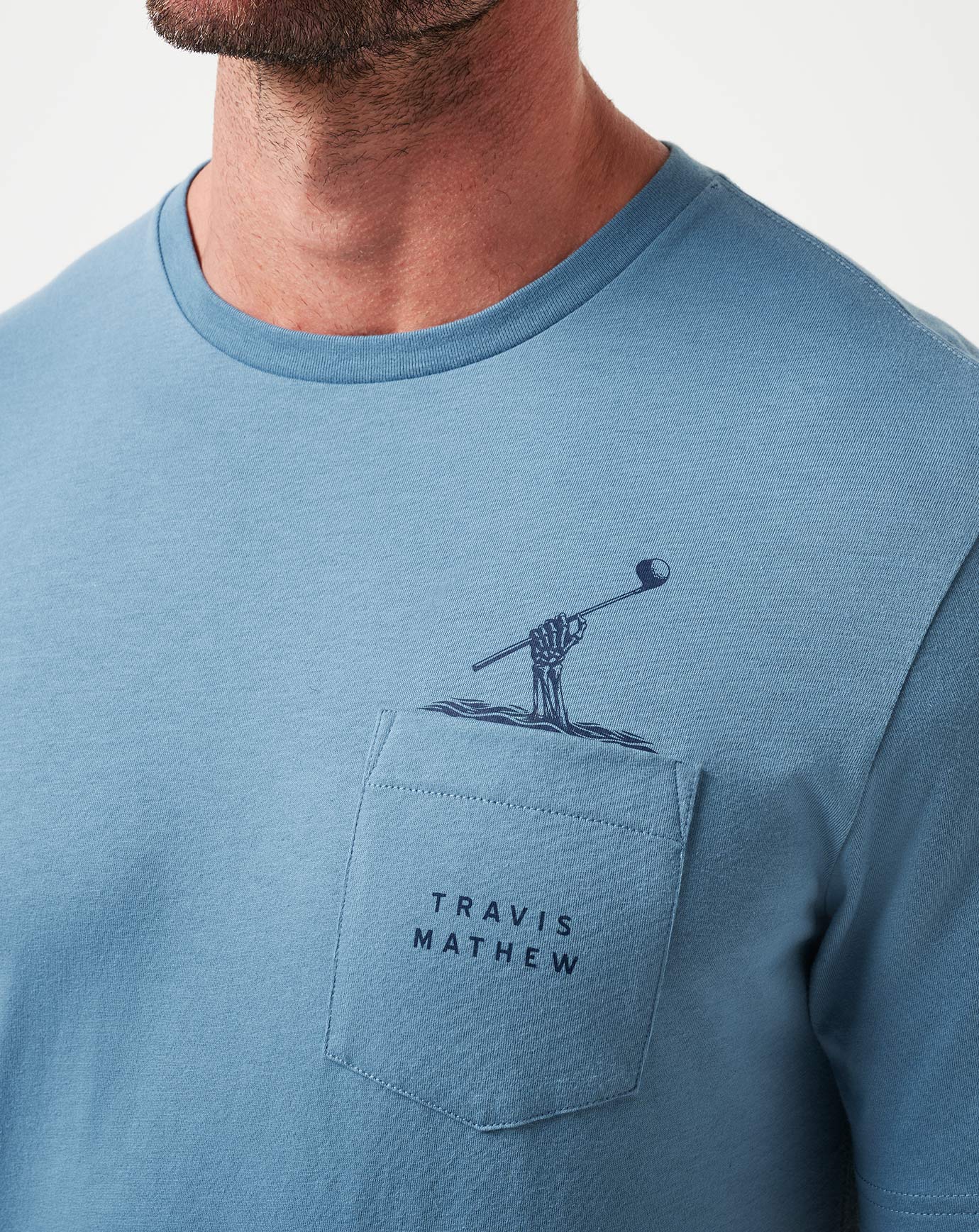 Captains Blue Travis Mathew Air Trick Tee