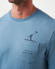 Captains Blue Travis Mathew Air Trick Tee